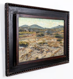 French Impressionist Landscape Oil on Canvas by Auguste Roure