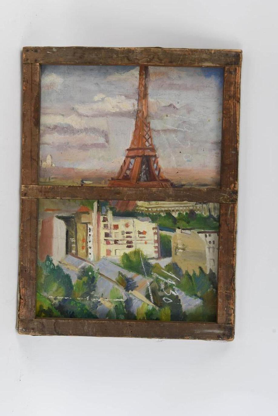 20ième siècle Peinture impressionniste française à l'huile sur toile en vente