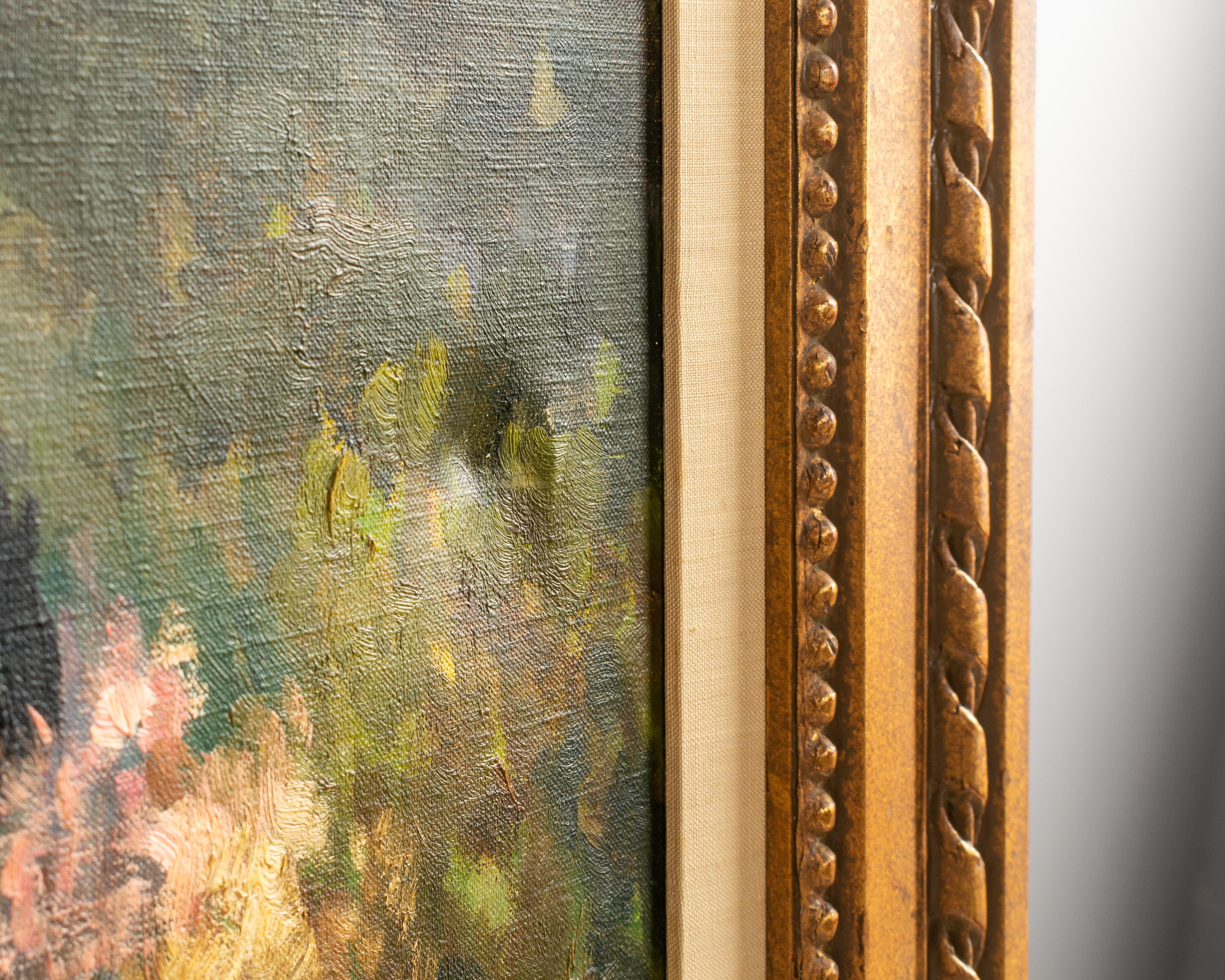 French Impressionist Style Painting by Eugene Sandrini 1