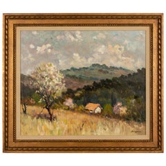 French Impressionist Style Painting by Eugene Sandrini