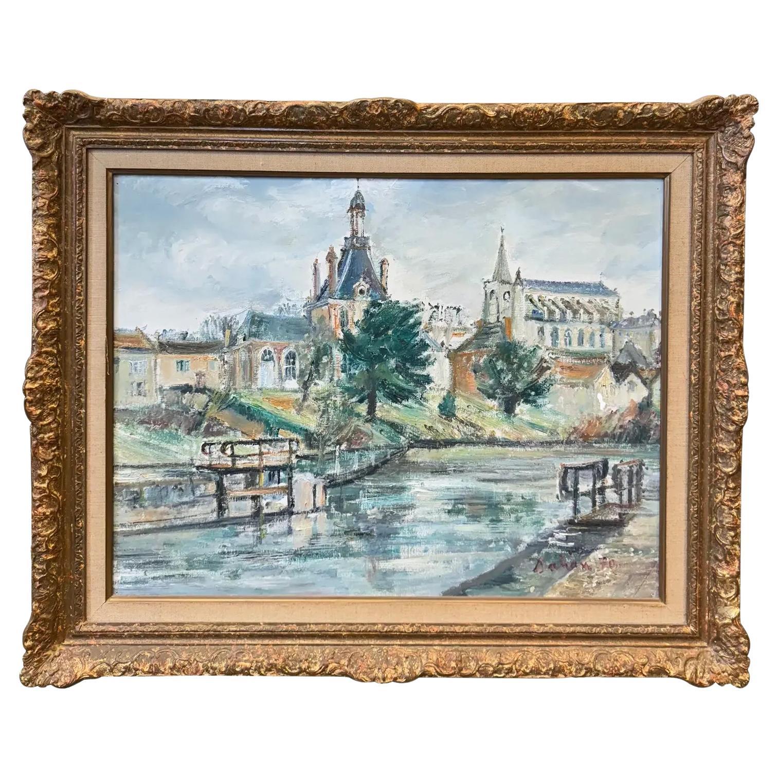 Huile sur toile impressionniste française en vente