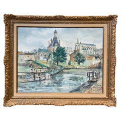 Huile sur toile impressionniste française