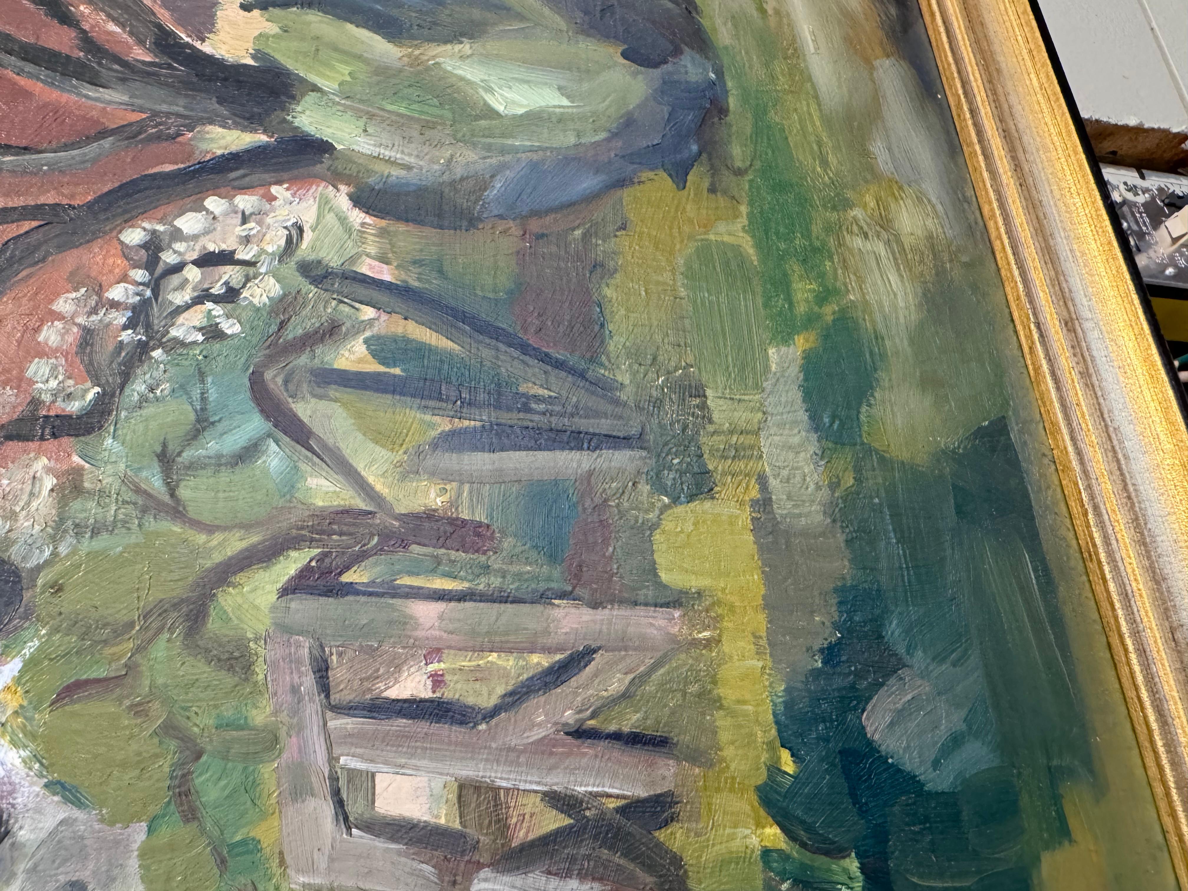 French Impressionistic Oil Painting In Good Condition In Nashville, TN