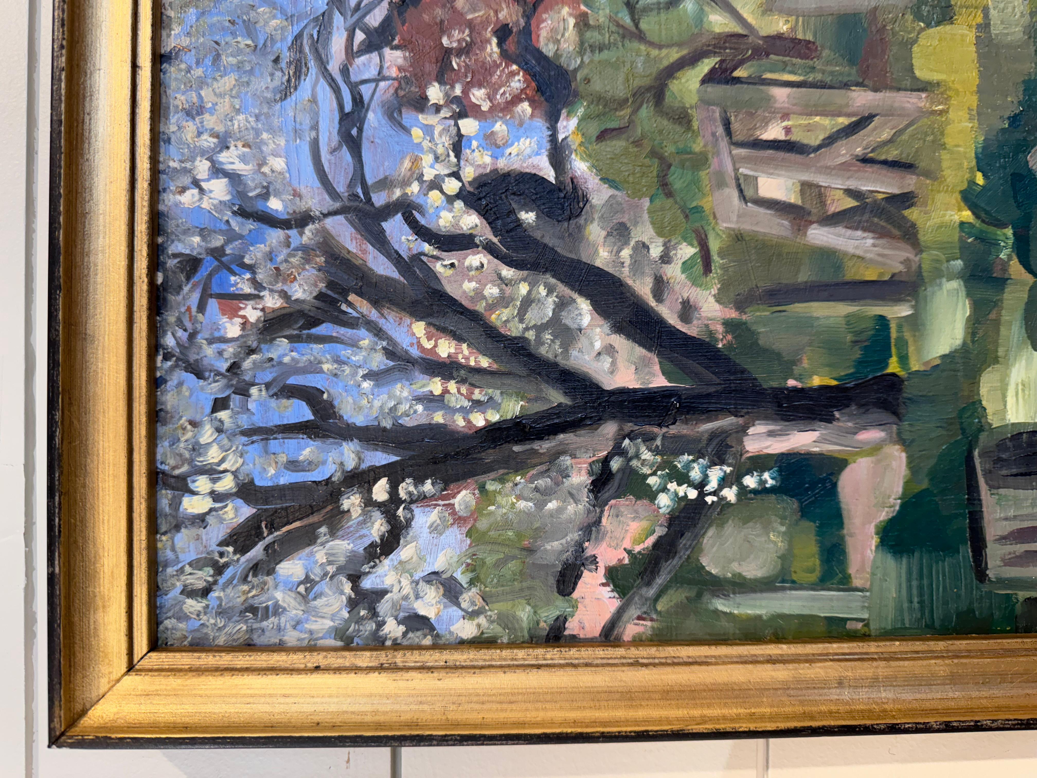 Mid-20th Century French Impressionistic Oil Painting