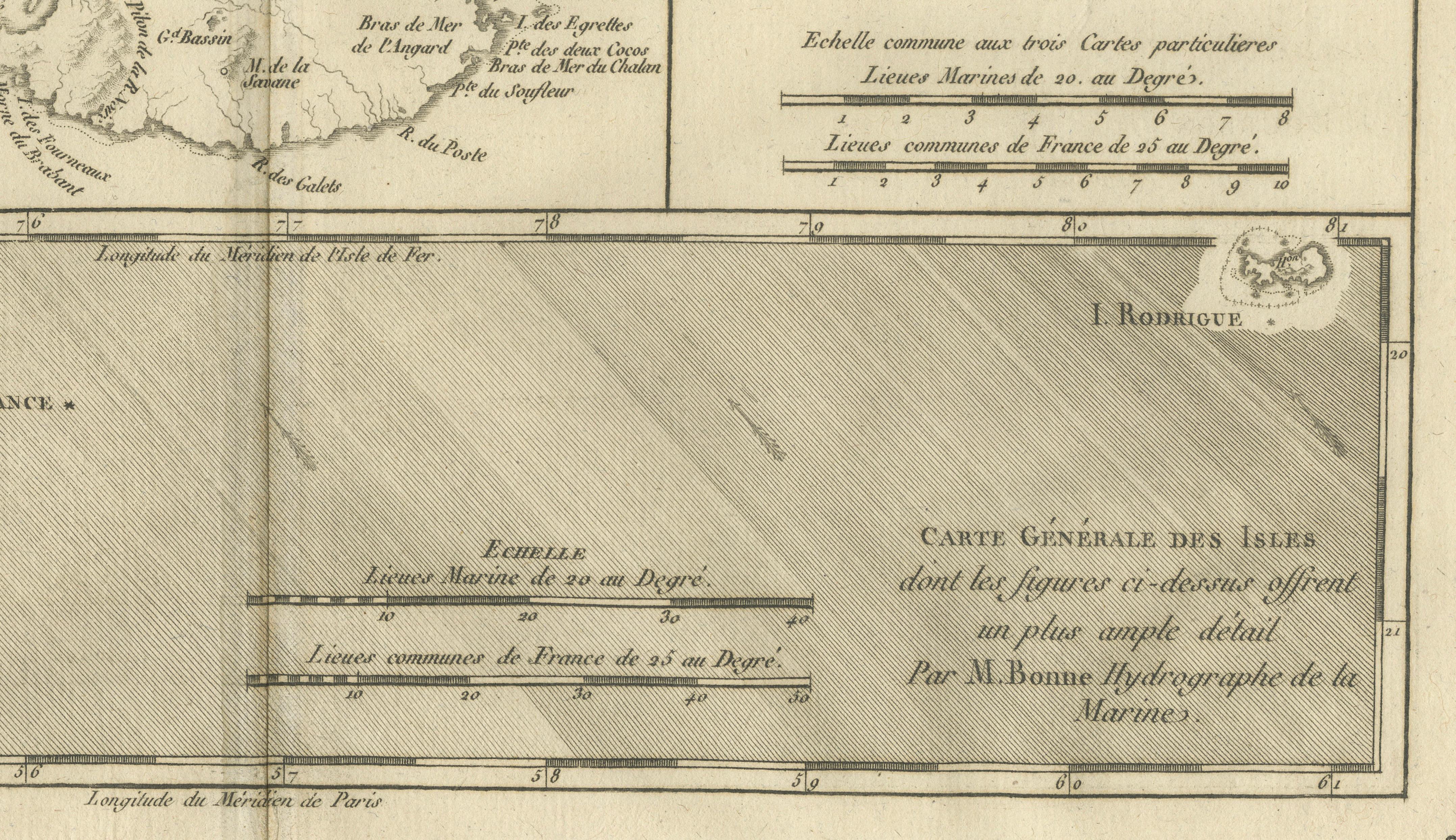 French Indian Ocean Islands – Bourbon, Isle de France & Rodrigues, Bonne c.1780