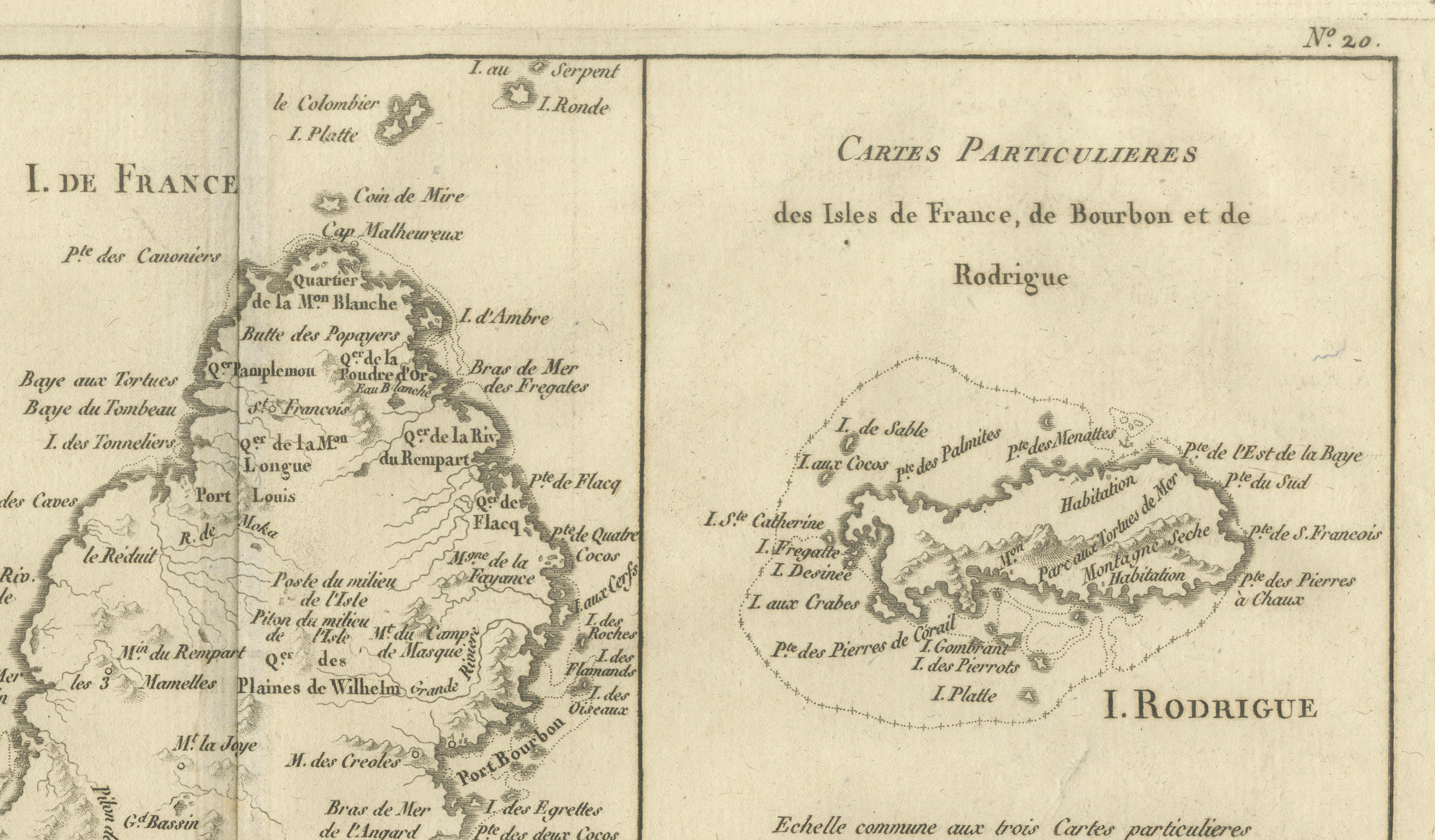 French Indian Ocean Islands – Bourbon, Isle de France & Rodrigues, Bonne c.1780