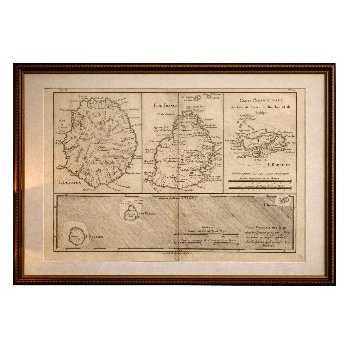 French Indian Ocean Islands – Bourbon, Isle de France & Rodrigues, Bonne c.1780