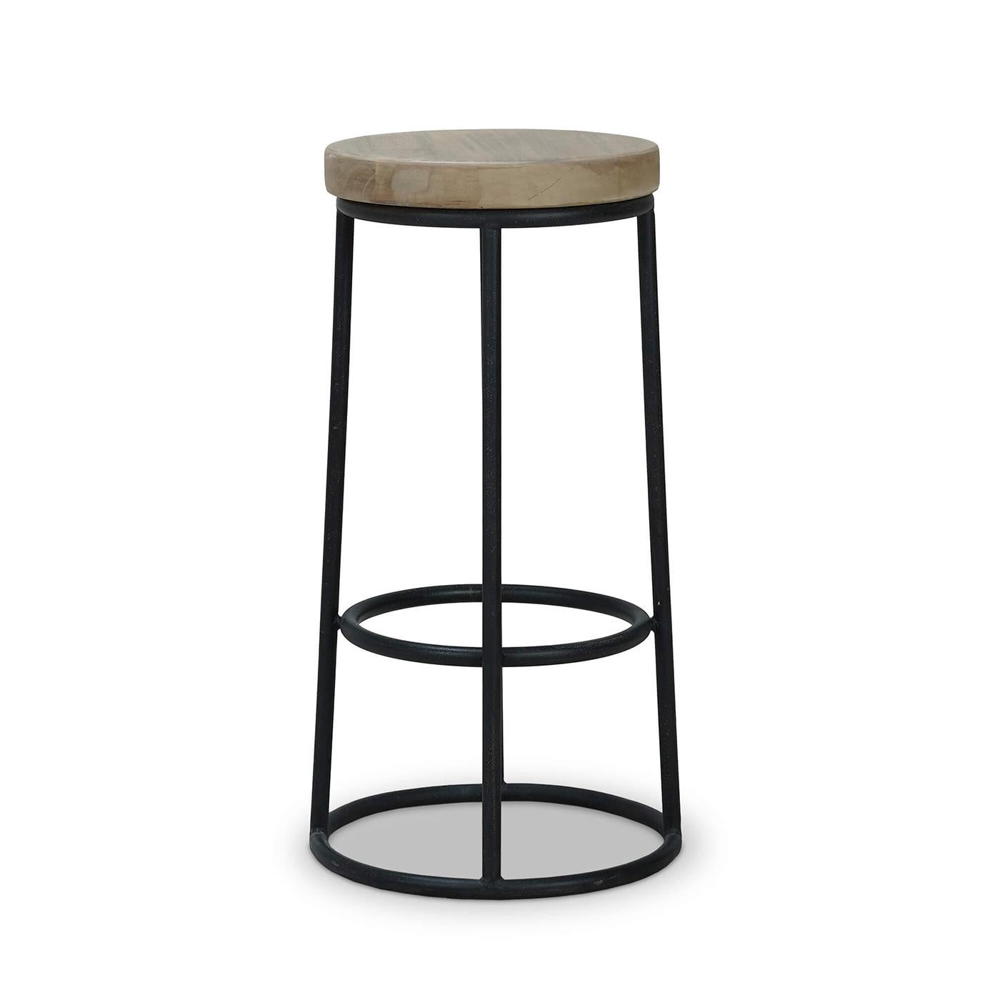 Industriel Tabouret de bar industriel français en vente