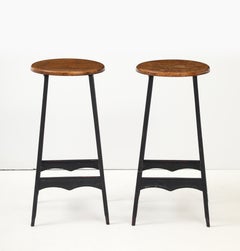 Taburetes de bar industriales franceses