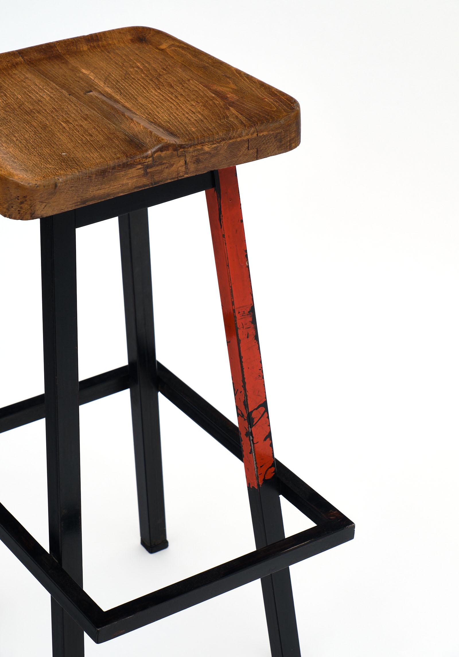 Mid-20th Century French Industrial Bar Stools