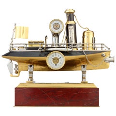 French Industrial Battleship Clock