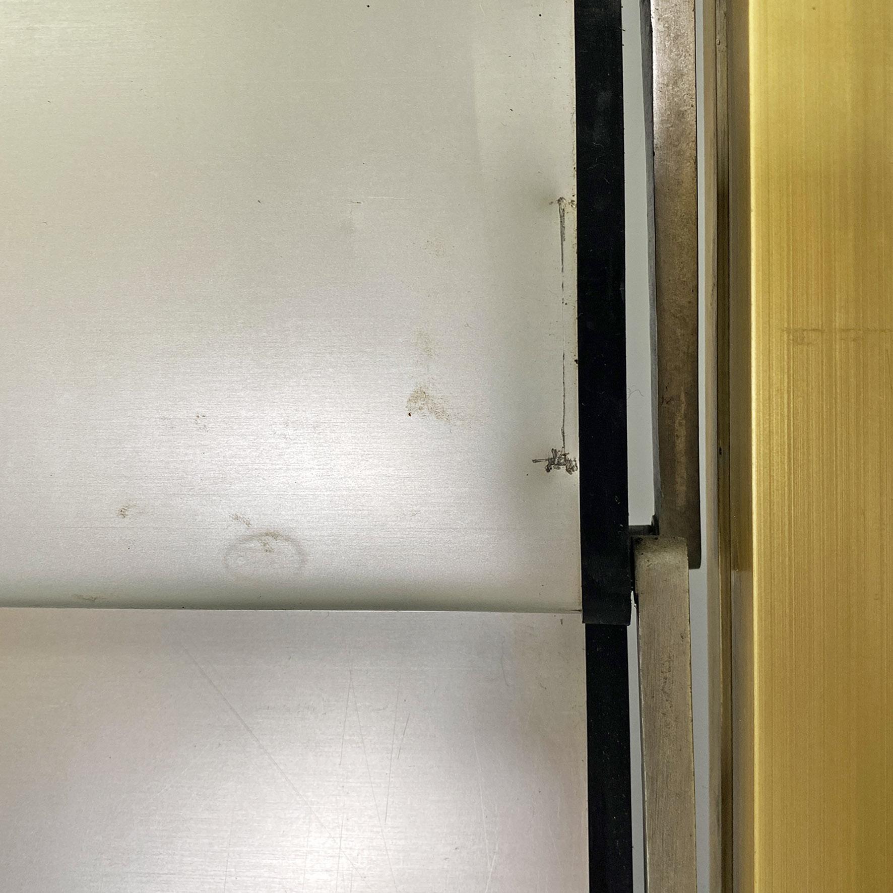 French industrial brise-soleil aluminium panel by Jean Prouvè, 1956 For Sale 4