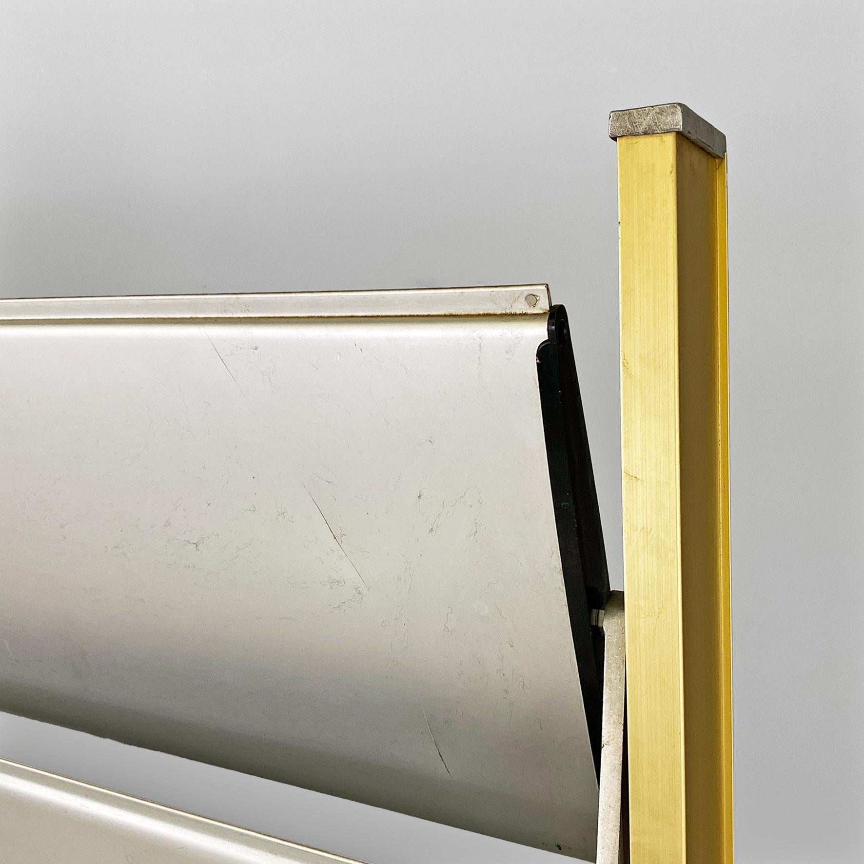 French industrial brise-soleil aluminium panel by Jean Prouvè, 1956 For Sale 10