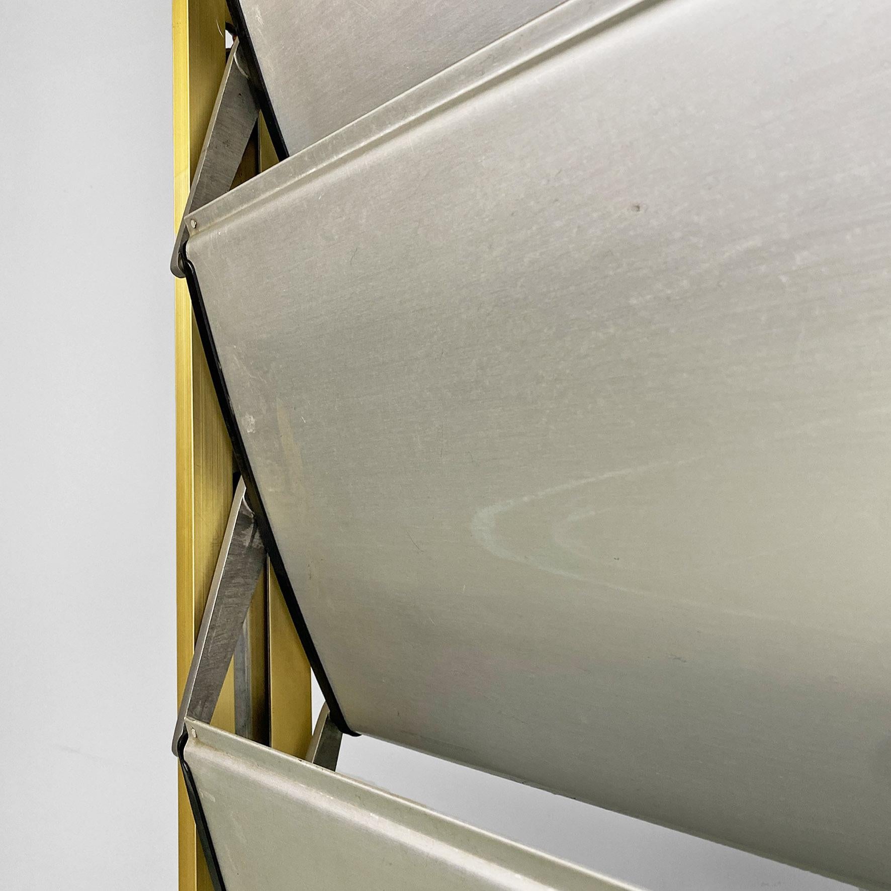French industrial brise-soleil aluminium panel by Jean Prouvè, 1956 For Sale 11