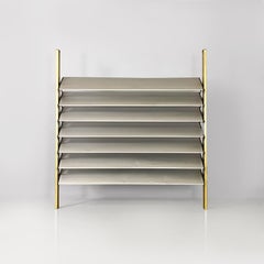 French industrial brise-soleil aluminium panel by Jean Prouvè, 1956