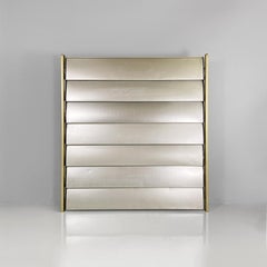 French industrial brise-soleil aluminium panel by Jean Prouvè, 1956