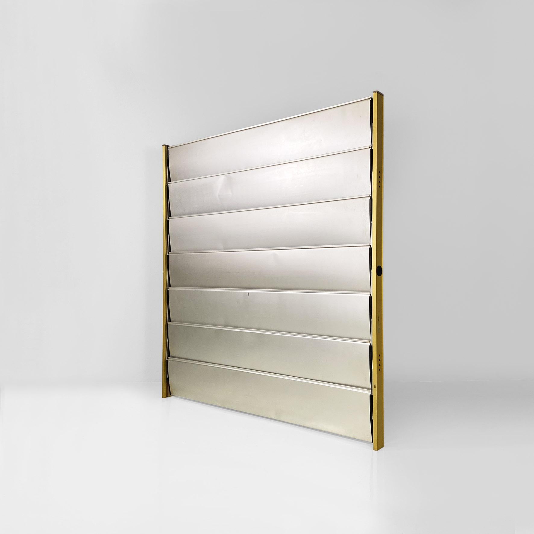 Mid-Century Modern French industrial brise-soleil aluminium panel by Jean Prouvè, 1956 For Sale