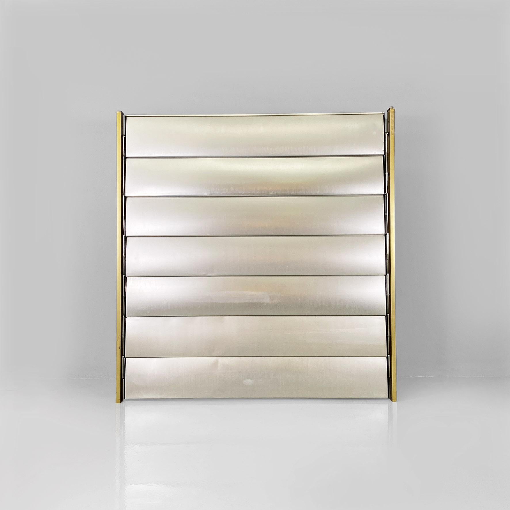 Mid-Century Modern French industrial brise-soleil aluminium panel by Jean Prouvè, 1956 For Sale
