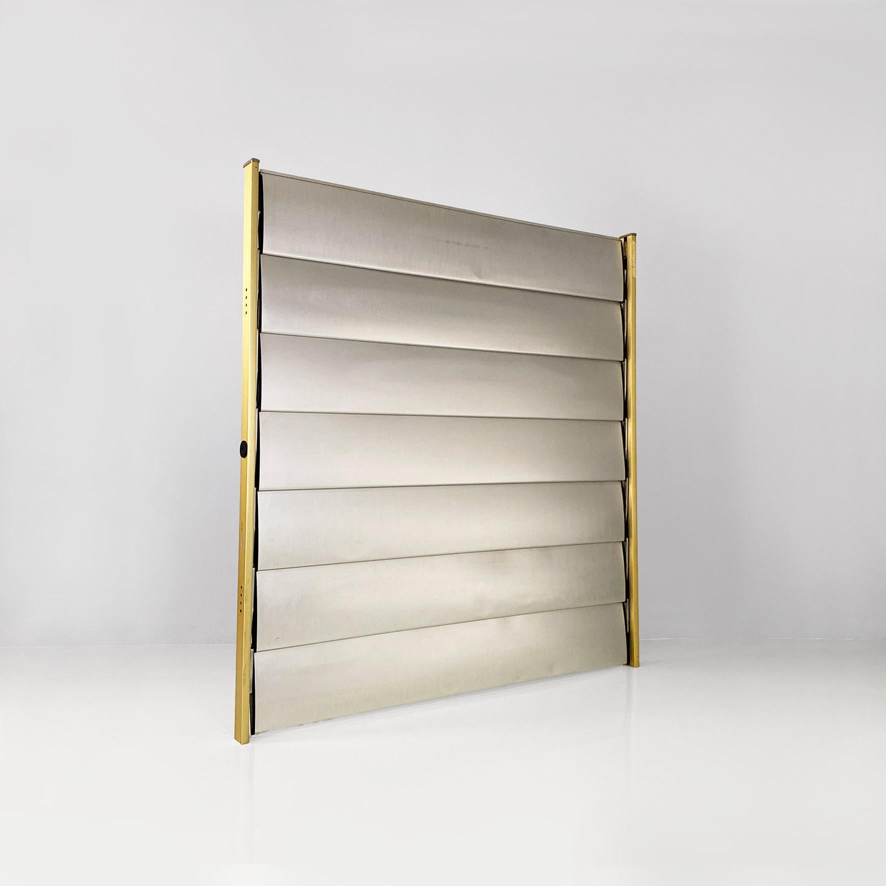 French industrial brise-soleil aluminium panel by Jean Prouvè, 1956 In Good Condition For Sale In MIlano, IT