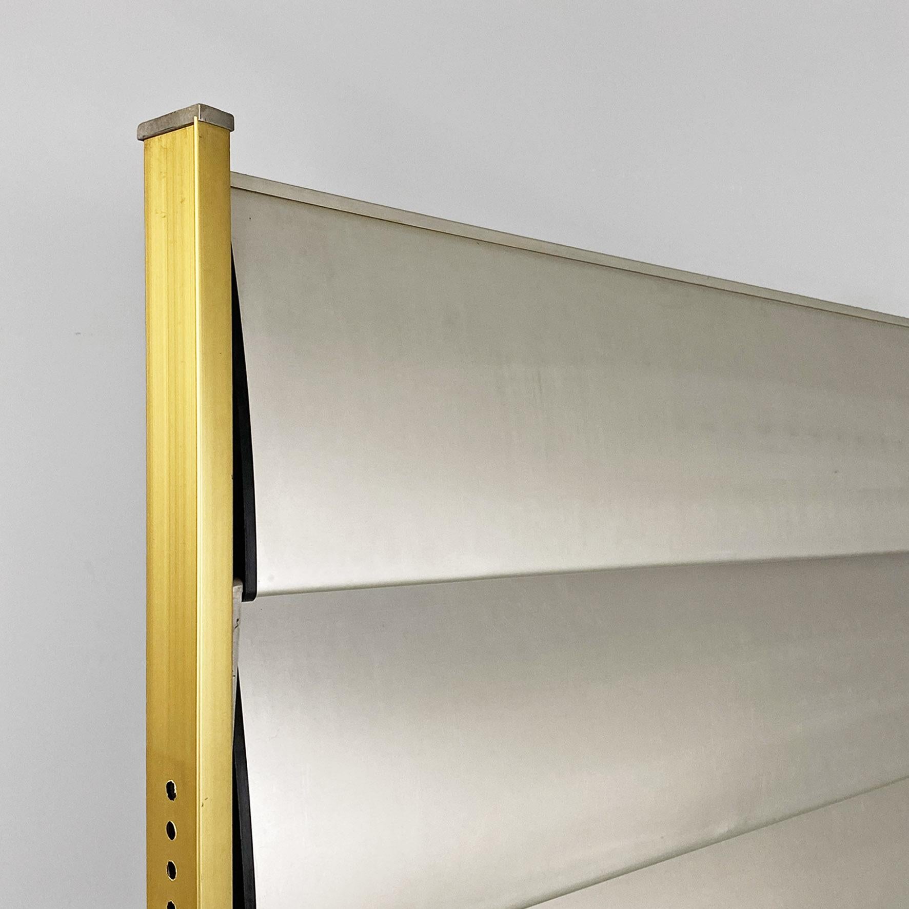 Aluminum French industrial brise-soleil aluminium panel by Jean Prouvè, 1956 For Sale