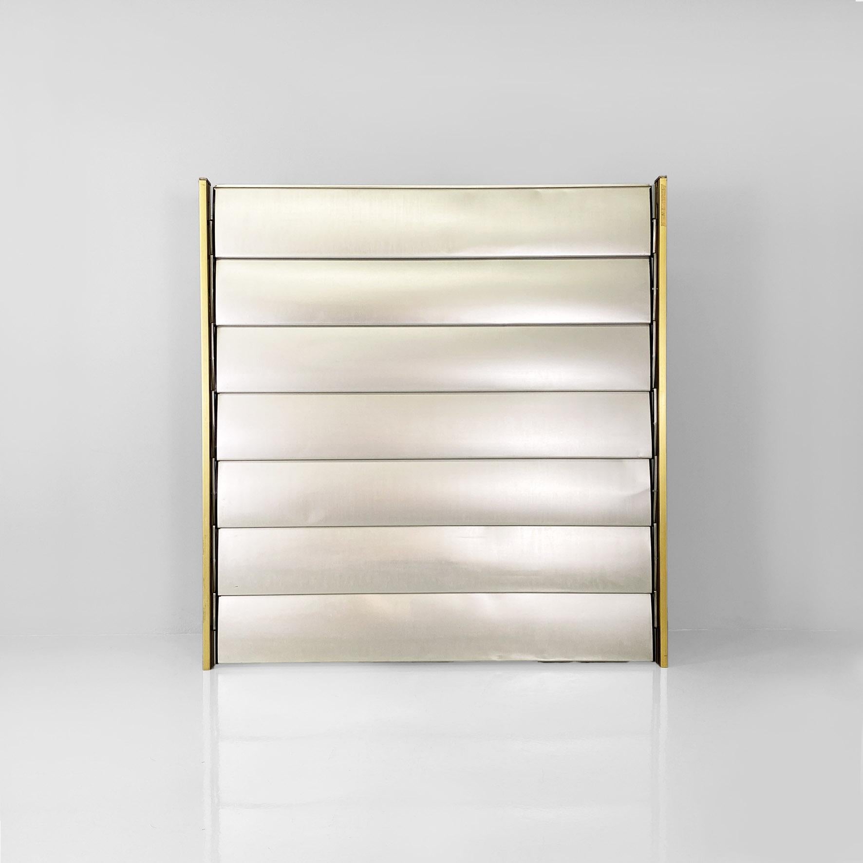 French industrial brise-soleil aluminium panel by Jean Prouvè, 1956 For Sale 1