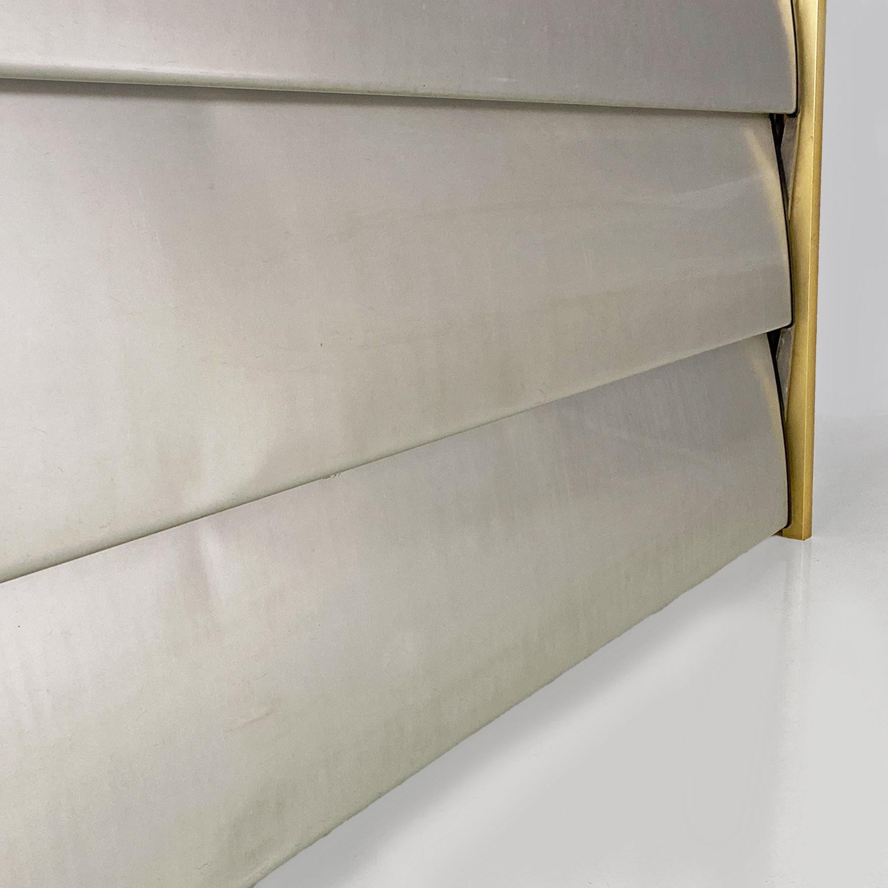 French industrial brise-soleil aluminium panel by Jean Prouvè, 1956 For Sale 2