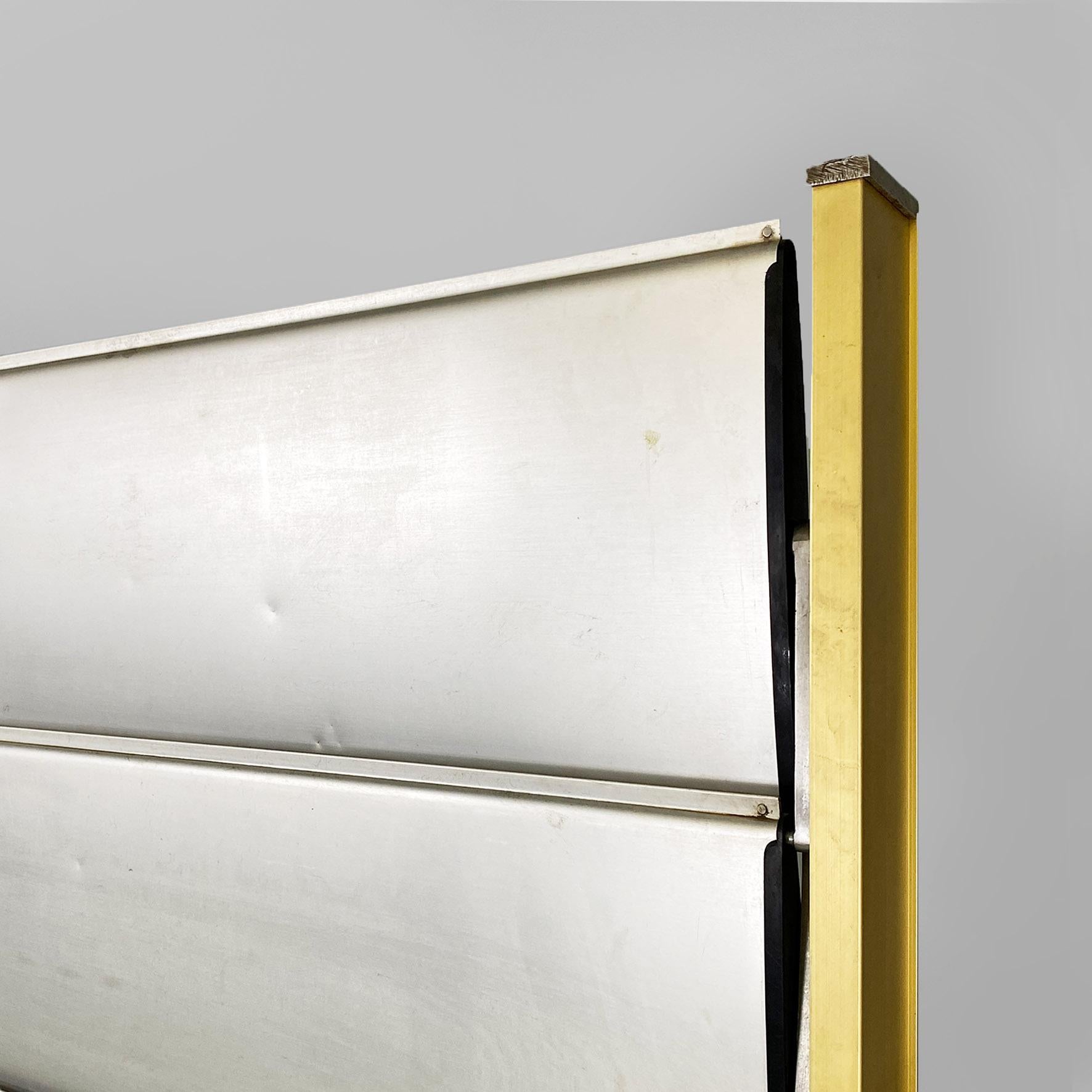 French industrial brise-soleil aluminium panel by Jean Prouvè, 1956 For Sale 3