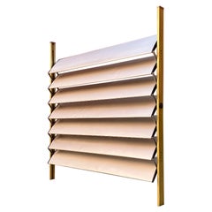 Panneau industriel français en aluminium Brise-Soleil de Jean Prouvè, 1956