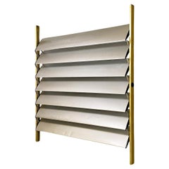 Used  French industrial brise-soleil aluminium panel by Jean Prouvè, 1956