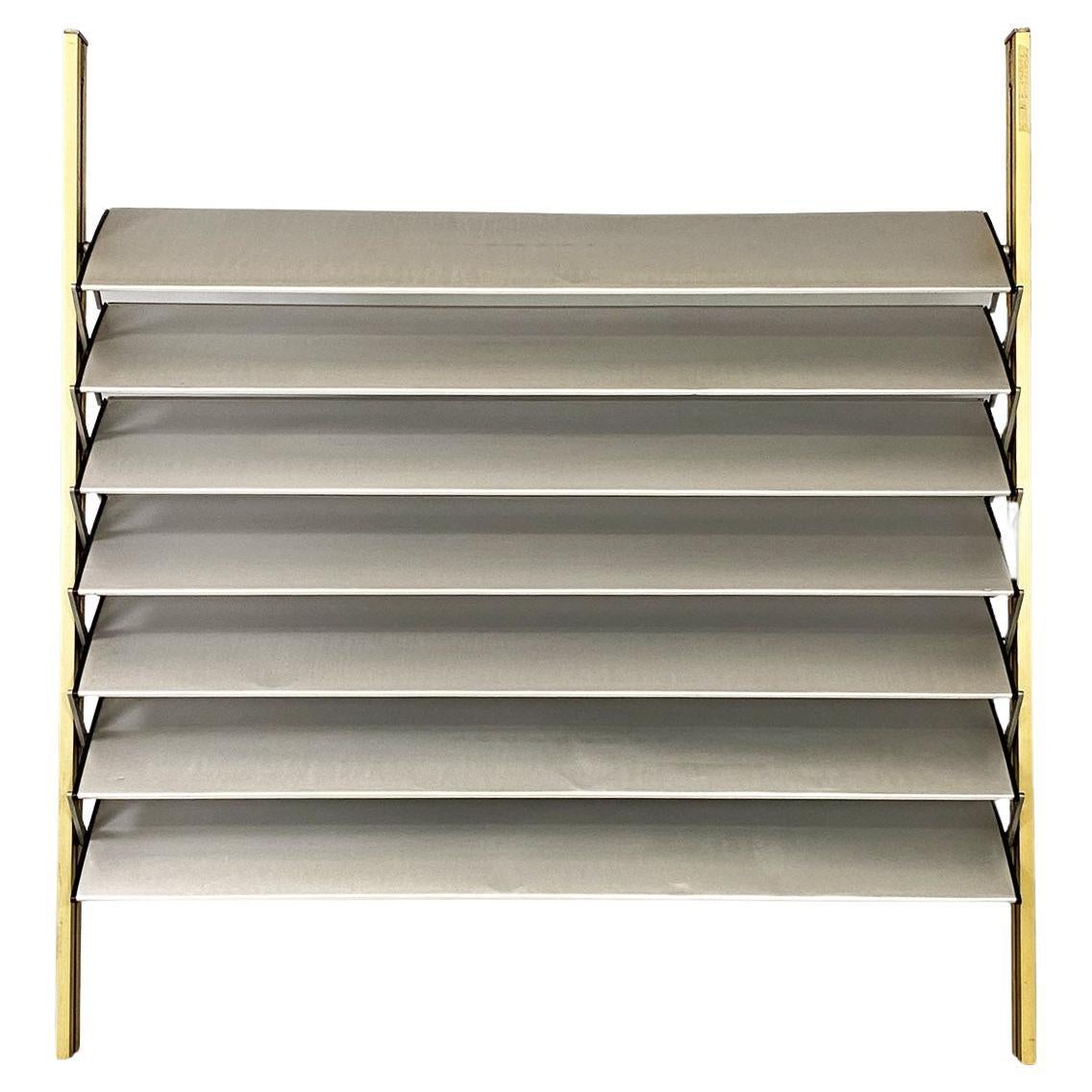French industrial brise-soleil aluminium panel by Jean Prouvè, 1956