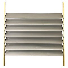 French industrial brise-soleil aluminium panel by Jean Prouvè, 1956