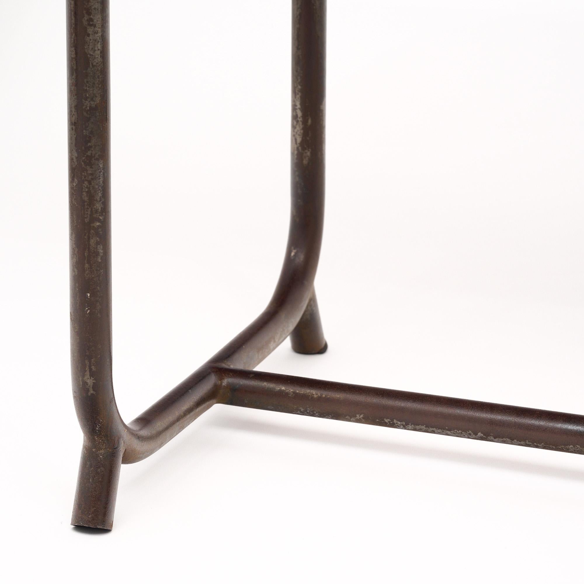 Iron French Industrial Console Table For Sale