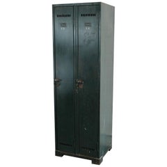 French Industrial Factory Lockers, circa 1930s