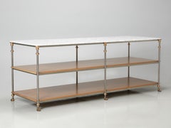 French Industrial Inspired Kitchen Island from the Old Plank Collection Options