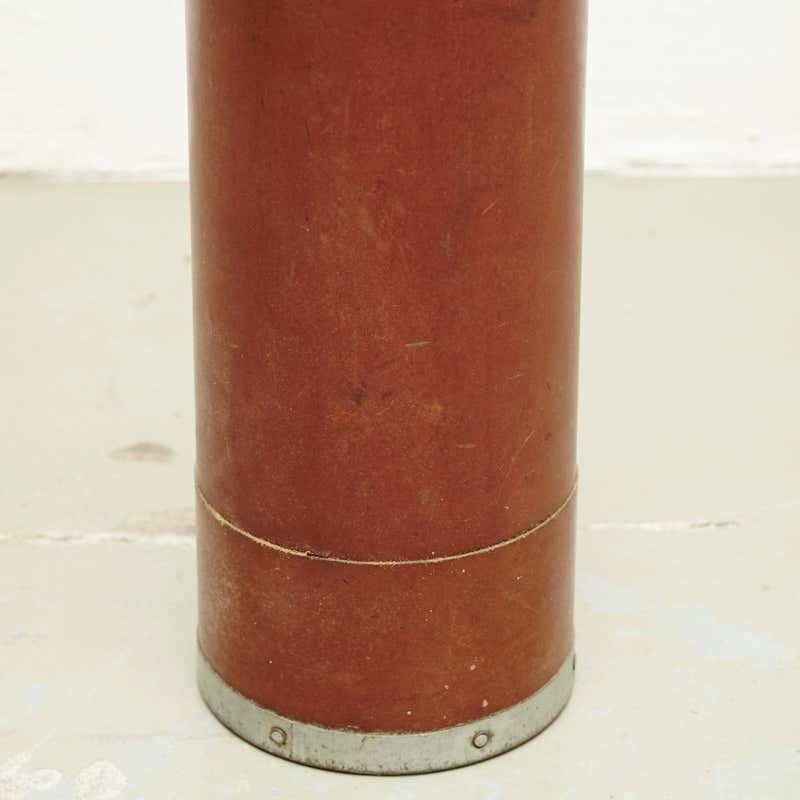 Mid-Century Modern French Industrial Paper Bin, circa 1940 For Sale
