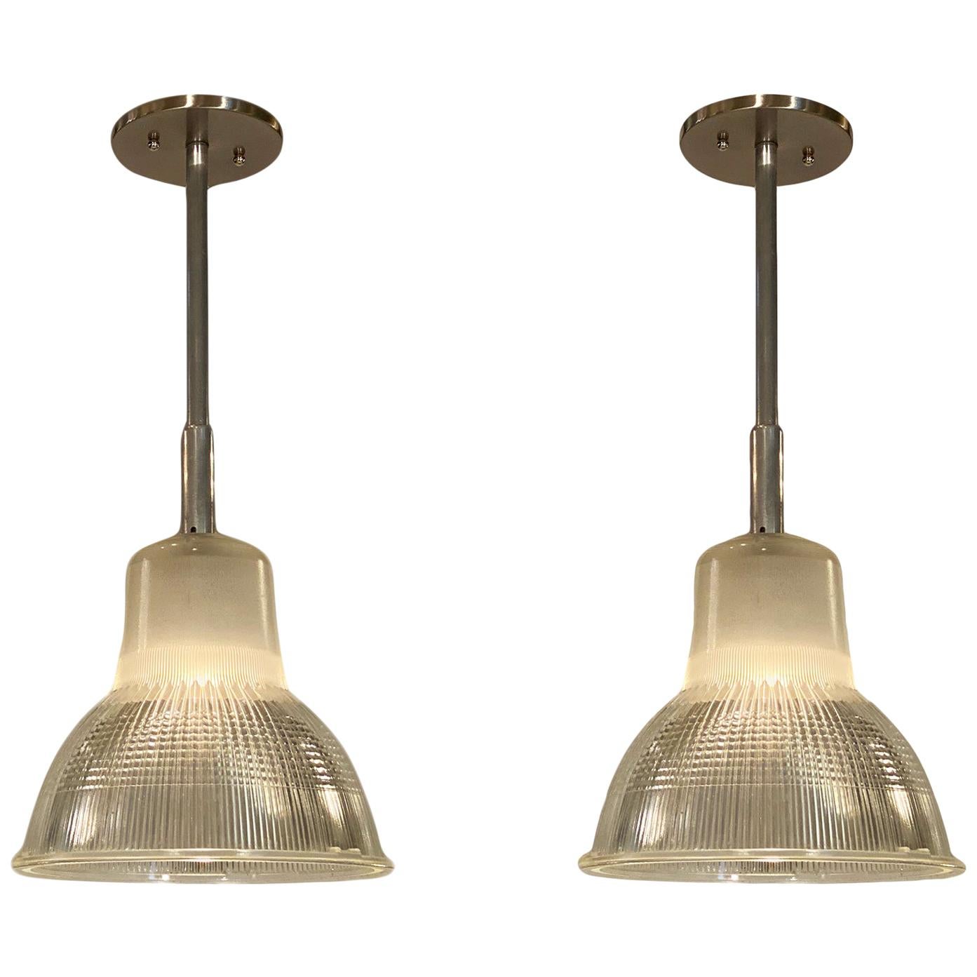 French Industrial Pendant Lights