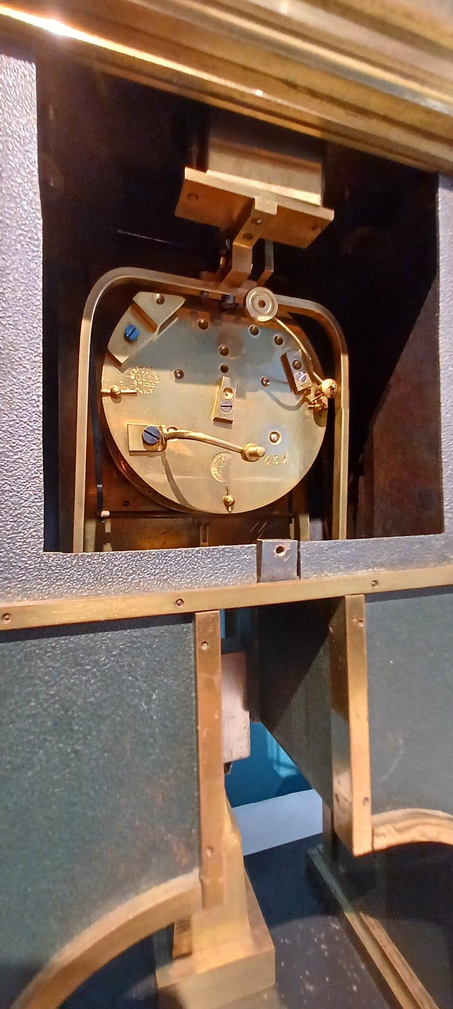 Horloge industrielle française à marteau à vapeur - Pendola pressa industriale Japy Freres en vente 4