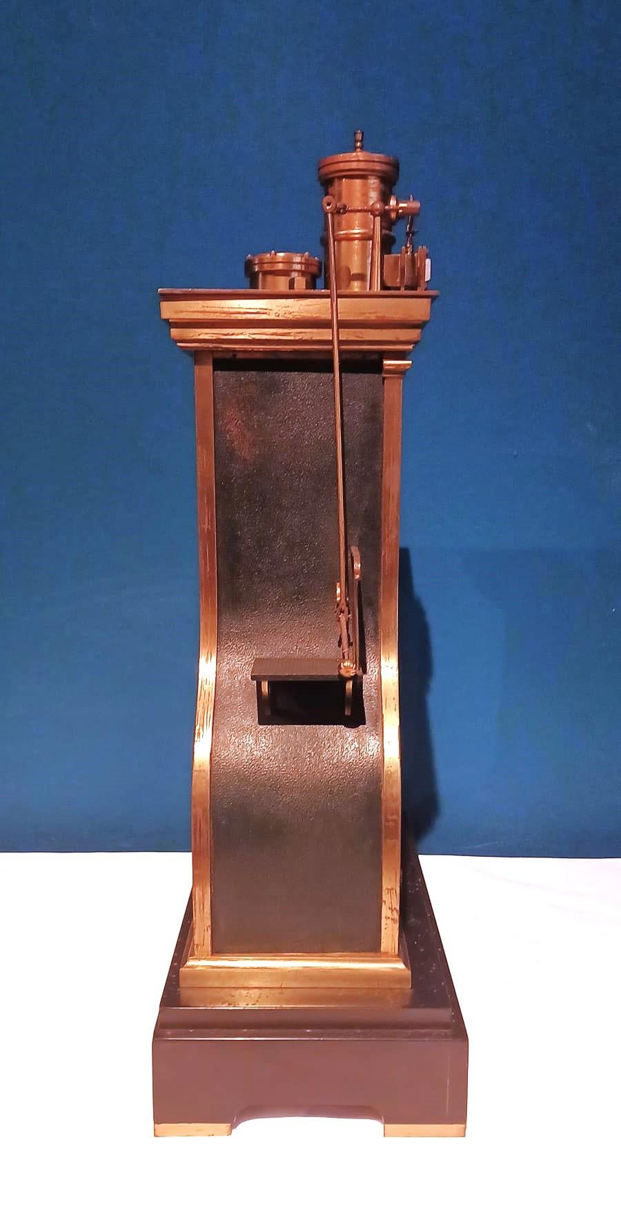 Autre Horloge industrielle française à marteau à vapeur - Pendola pressa industriale Japy Freres en vente