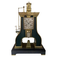 Antique French Industrial Steam Hammer Clock - Pendola pressa industriale Japy Freres