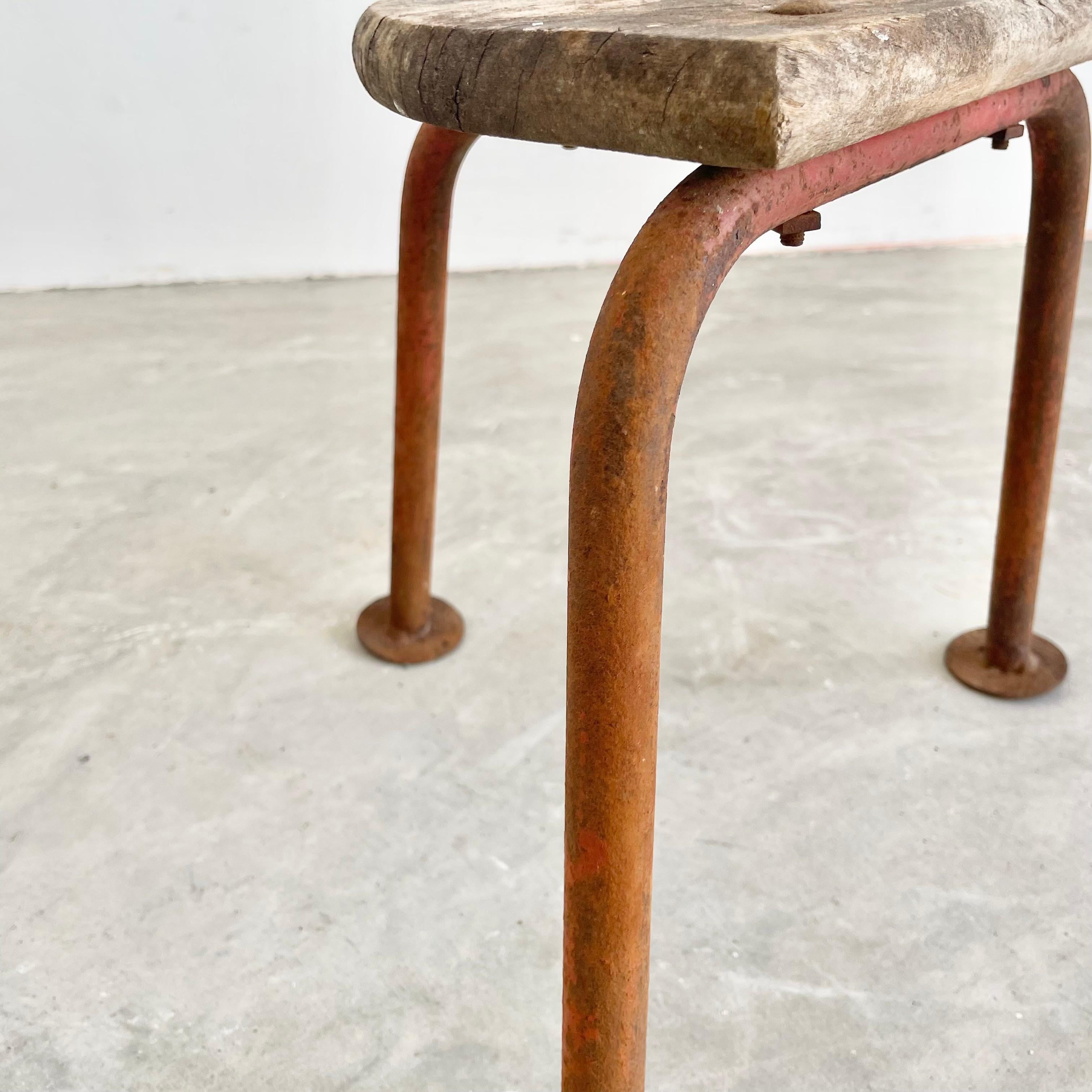 French Industrial Stool, 1950s For Sale 6