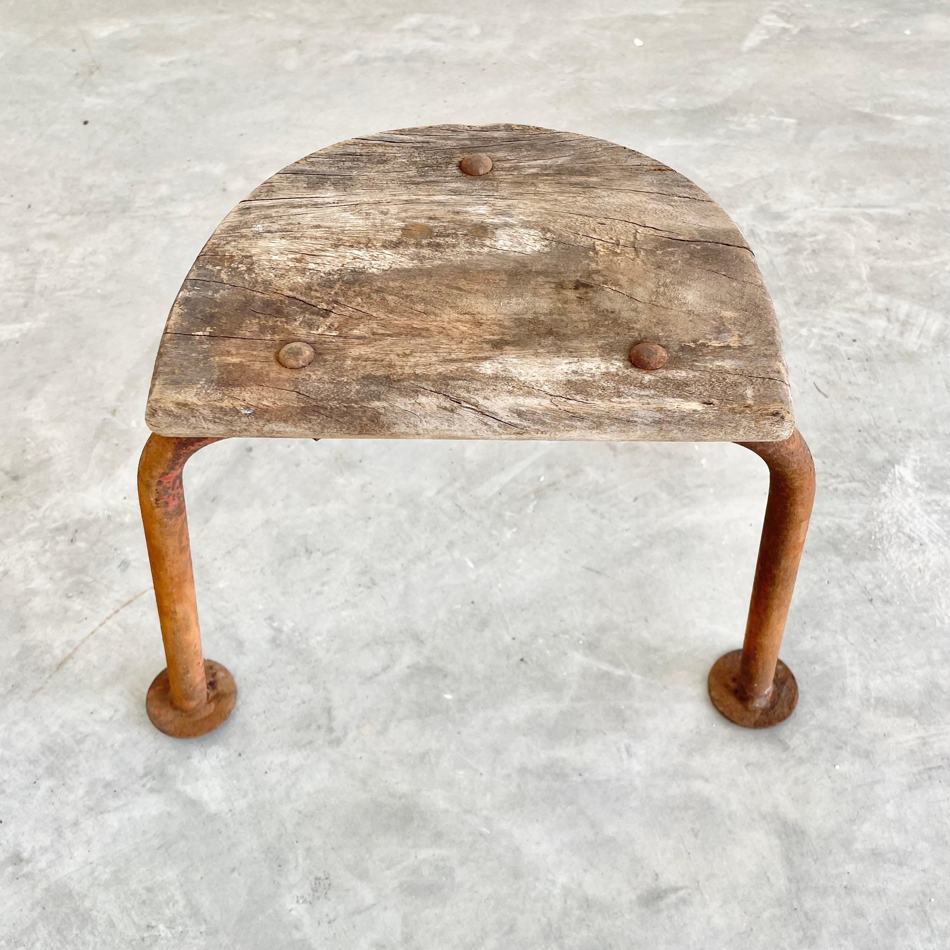 French Industrial Stool, 1950s For Sale 4