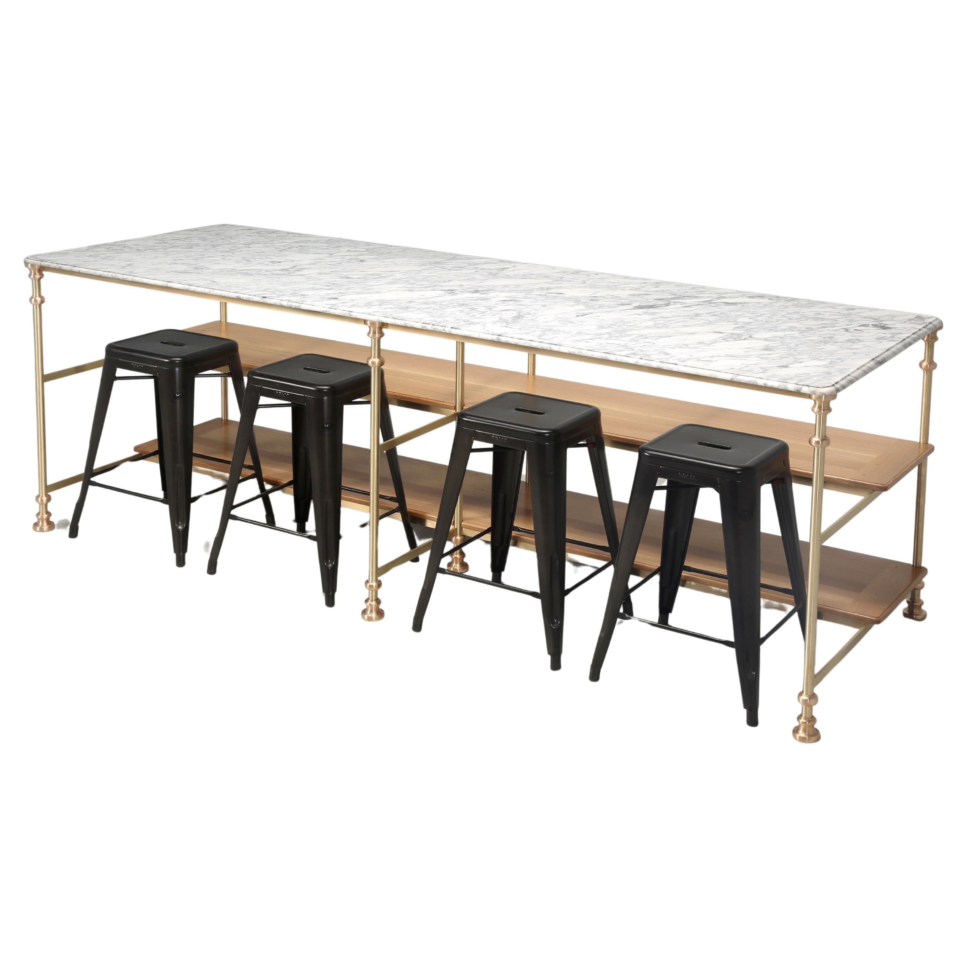 Picture Idea: French Industrial Style Kitchen Island By Old Plank Made Order