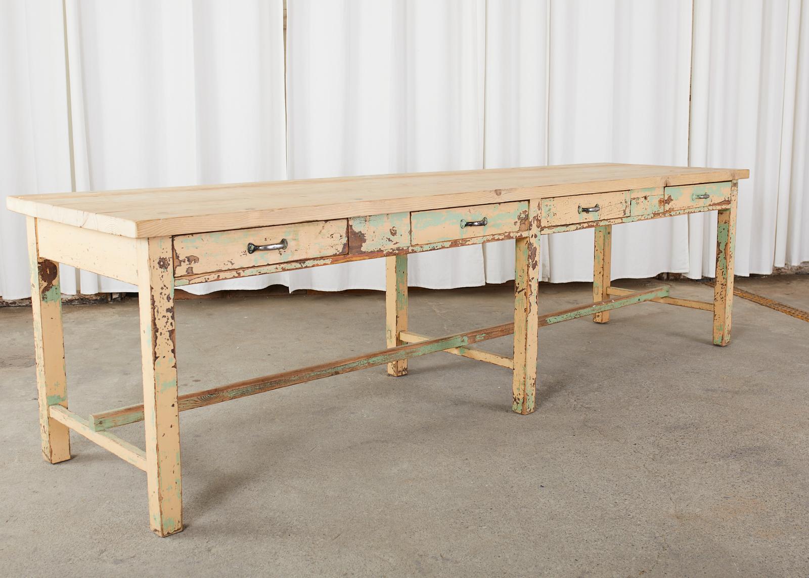 large potting table