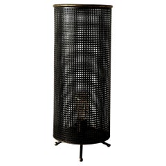 French Industrial Table Lamp, in the manner of Mathieu Matégot, France, c 1950s