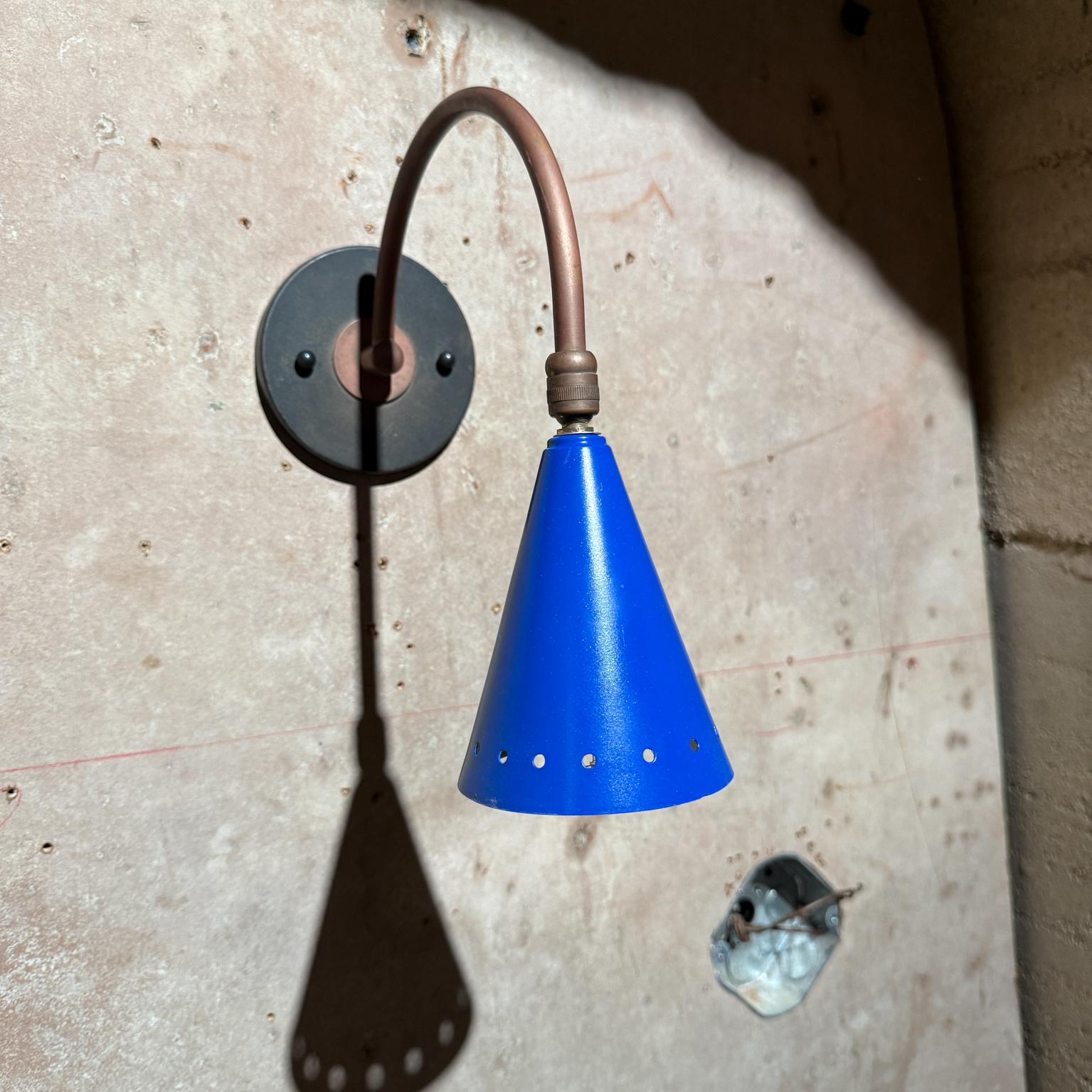 Aluminum French Industrial Wall Sconce After Jacques Biny- Prouve Era For Sale