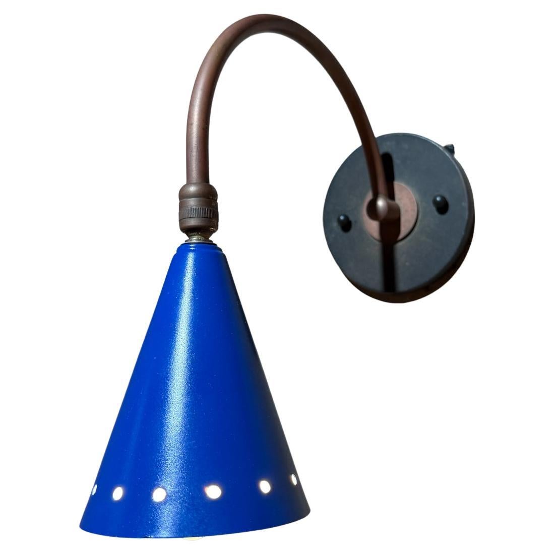 French Industrial Wall Sconce After Jacques Biny- Prouve Era For Sale