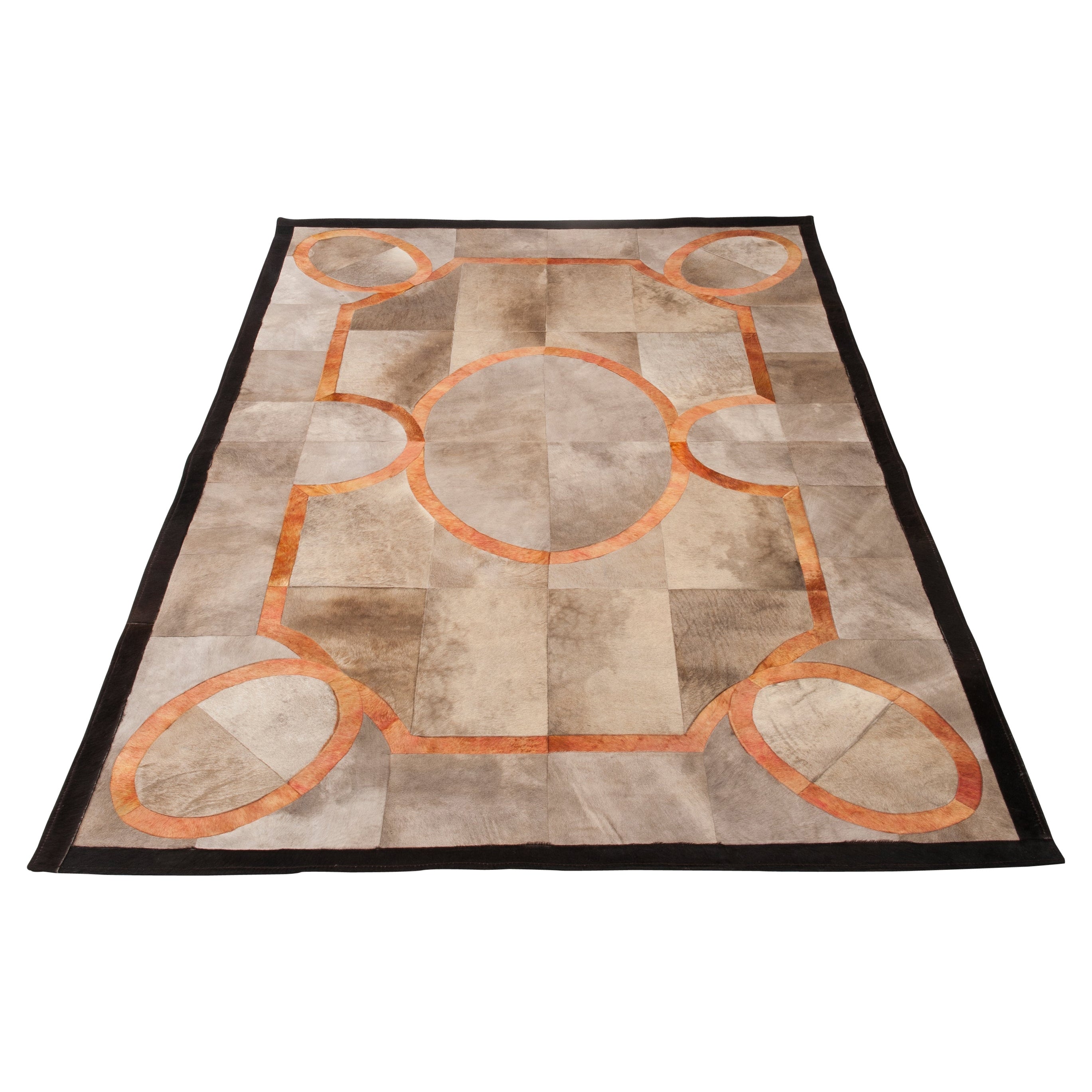 Cow Hide Teppich mit Einfluss aus Rindsleder im Angebot