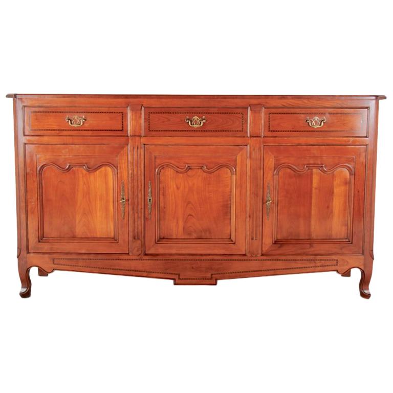 French Inlaid Cherry Buffet