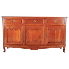 Used French Inlaid Cherry Buffet
