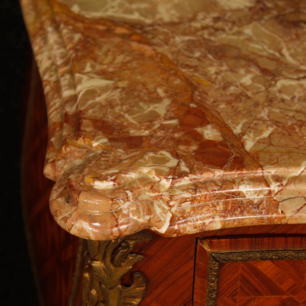 French Inlaid Chest of Drawers in Louis XV Style from 20th Century 2